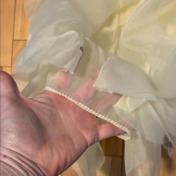 Commense Cream Layered Ruffle Blouse - Picture 5 of 9